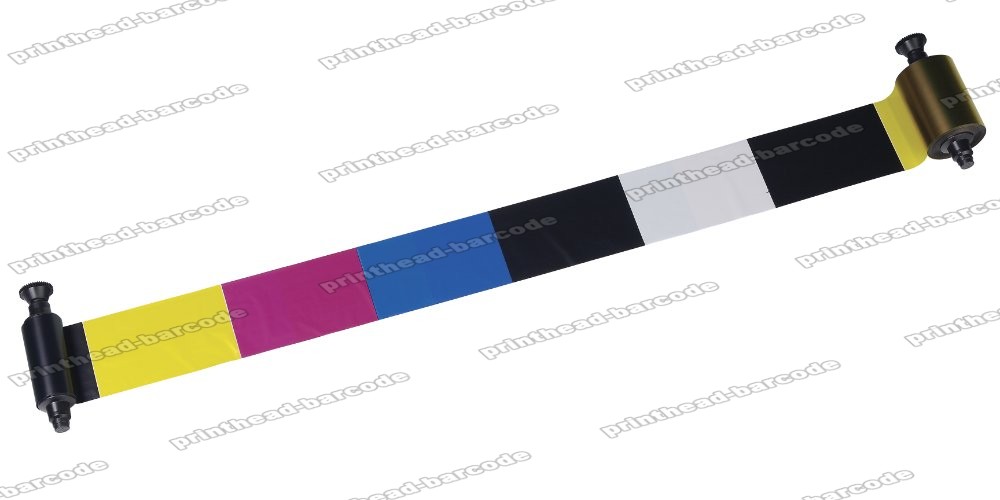 Evolis R3314 YMCKOK 6-Panel Color Ribbon 200 prints Original - Click Image to Close